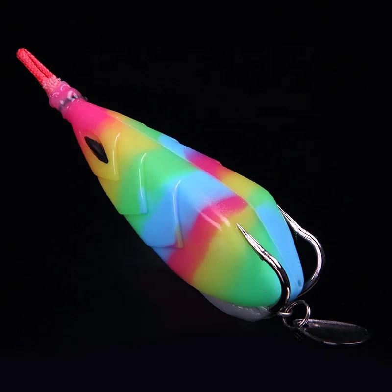 

OBSESSION Catfish Hollow Body fishing Bullfrog Frog Topwater Silicone Lure instock simulation frog fishing bait soft lure popper, Vavious colors or customized color