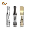 high quality empty atomizer ceramic coil 510 vaporizer 1ml glass cbd vape cartridge