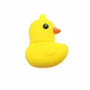 2018 merry xmas pvc cover yellow duck usb flash drive creative gift usb pen drives free logo 2gb customized usb disk
