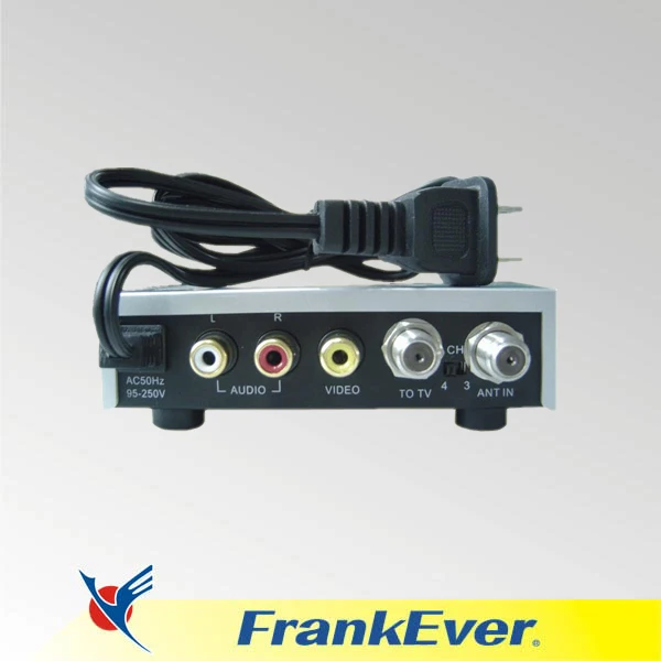 Mini RF Modulator Konverter AV auf RF Kanal