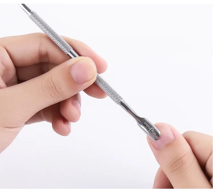 

Wholesale Double Sided Stainless Steel Durable Nail Trimmer Remover Push, Silver