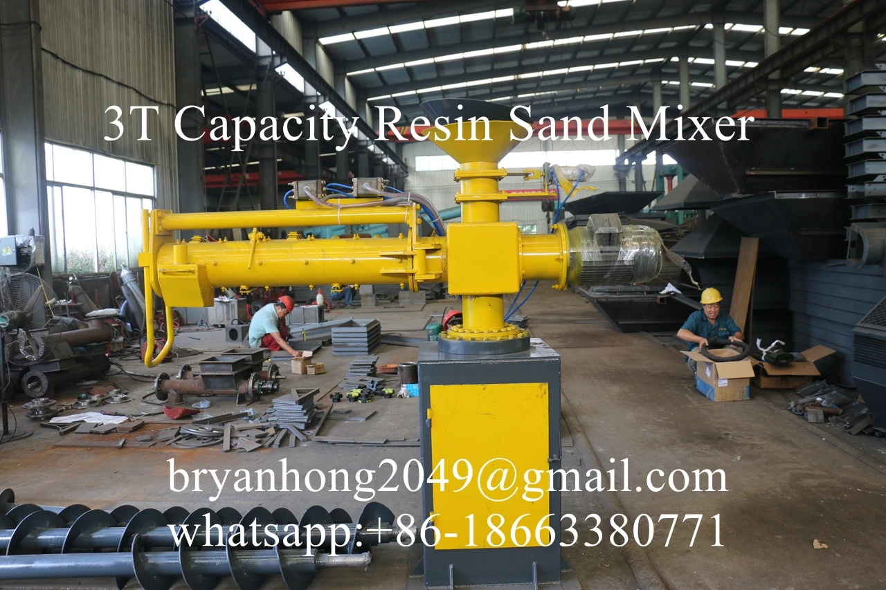 3t / 5t / 10t Foundry Continuous Resin Sand Mixer,Resin Sand Mixing And