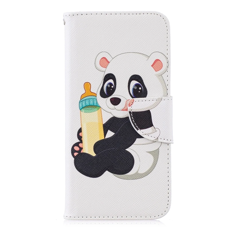 

Cute elephant case cover for Huawei P Smart 2019, wallet flip case for Huawei Honor 10 Lite