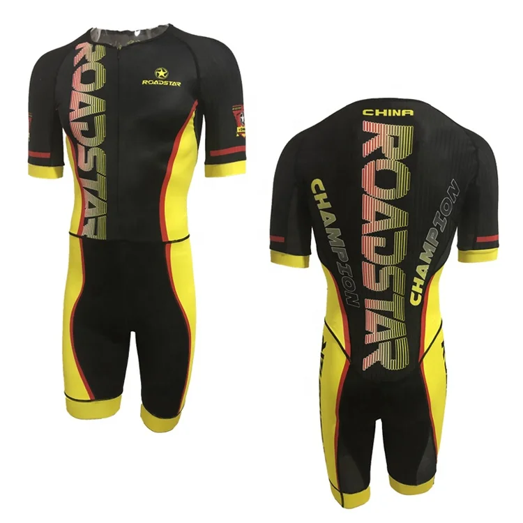 Roadstar Sublimation Inline Speed Skating Skin Suit Ful Custom Cycling
