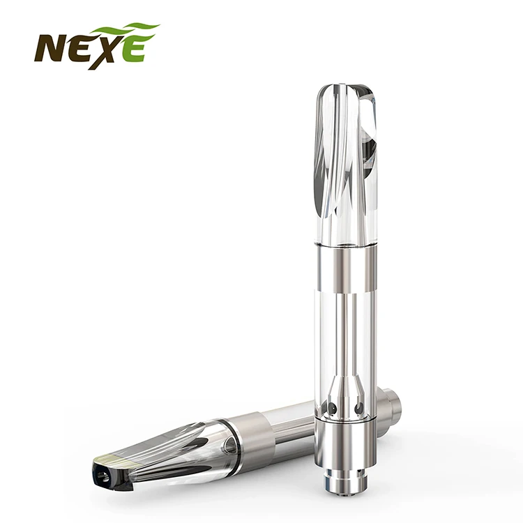 

High quality empty ceramic vape cartridge for CBD PCTG tube NX05