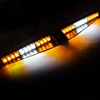 Installation simply 17 flash patterns suction cups visor emergency warning lights for clearing the way signal warning