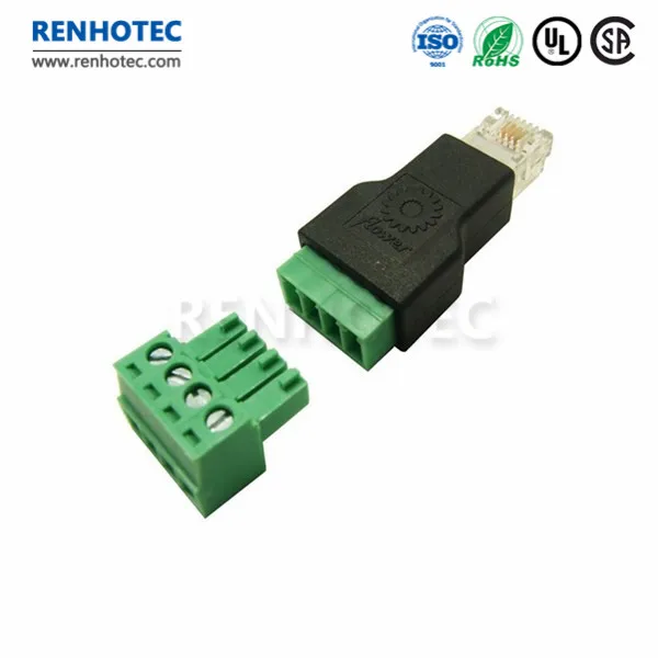 RJ11 to Screw Terminal Adaptor - Reliable 4 Pin Connector