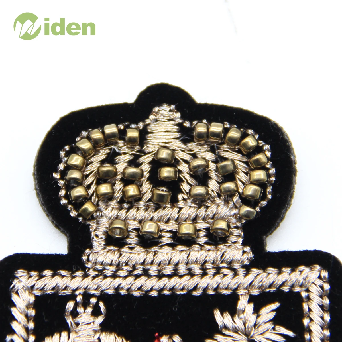 Personalized Uniform Patch Lurex Embroidered Beads Patch