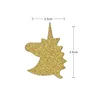 Unicorn Paper Confetti Gold Glitter For Party Table Scatter Decoration DIY Easter Party Dessert stick