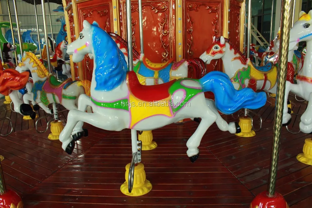 Outdoor Inflatable Christmas Merry Go Round Portable Carousel For Sale