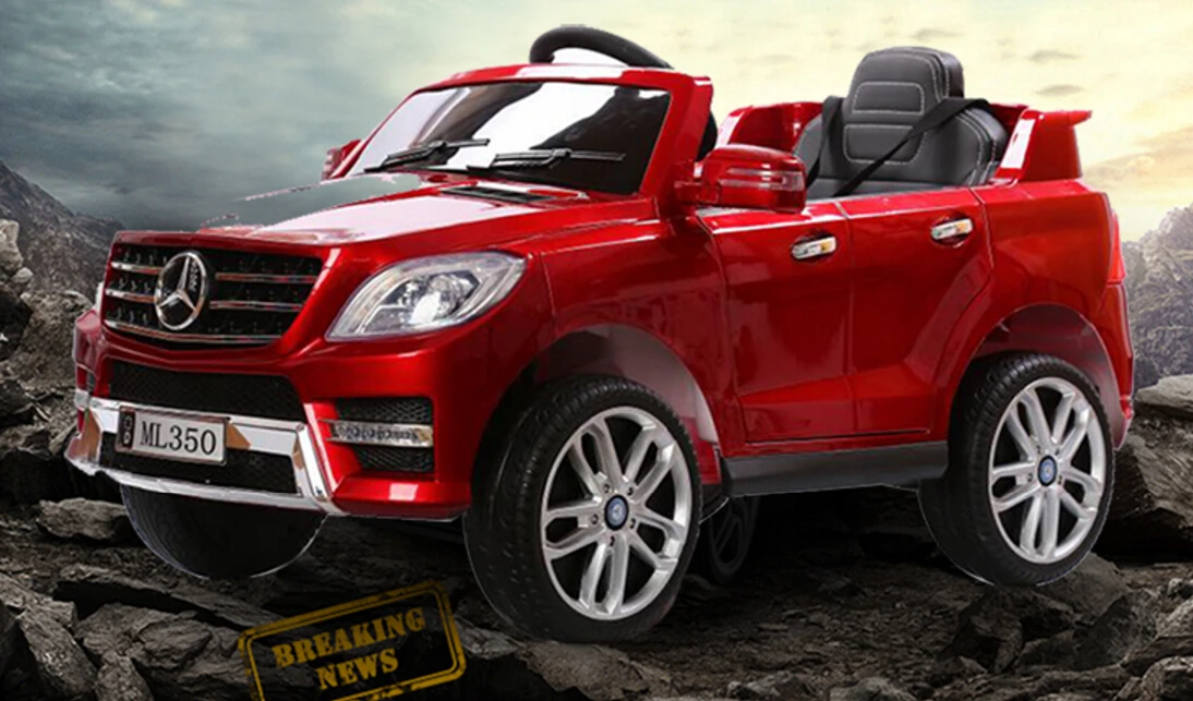 License Ml350 Baby Car 2.4g Blue Tooth Rc Licensed Ride On Car Boy