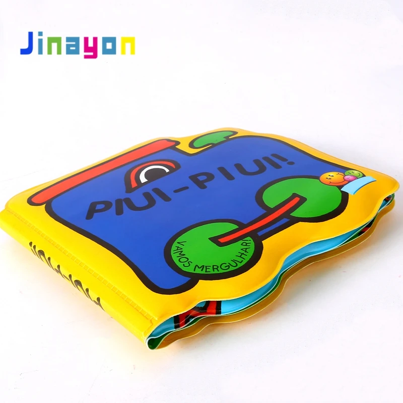 
Jinayon New Custom Children Bath Story Book for Kids Education Plastic Material Printing Book with Eva Waterproof 