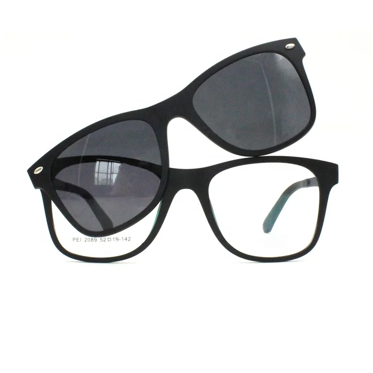 

2019 Hot sale Magnet Polarized Clip on Sunglasses With eyewear optical frame