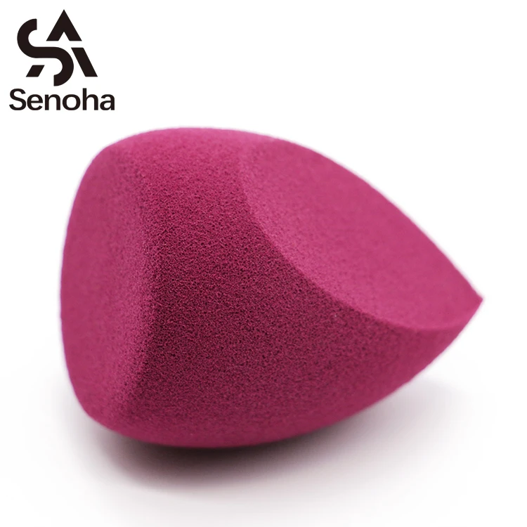 

wholesale wine red 2 side Trimming Latex Free Blending Makeup sponge blender, N/a