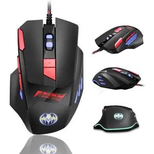 8 Button LED Optical USB Wired Gaming computer mouse For Progamer News