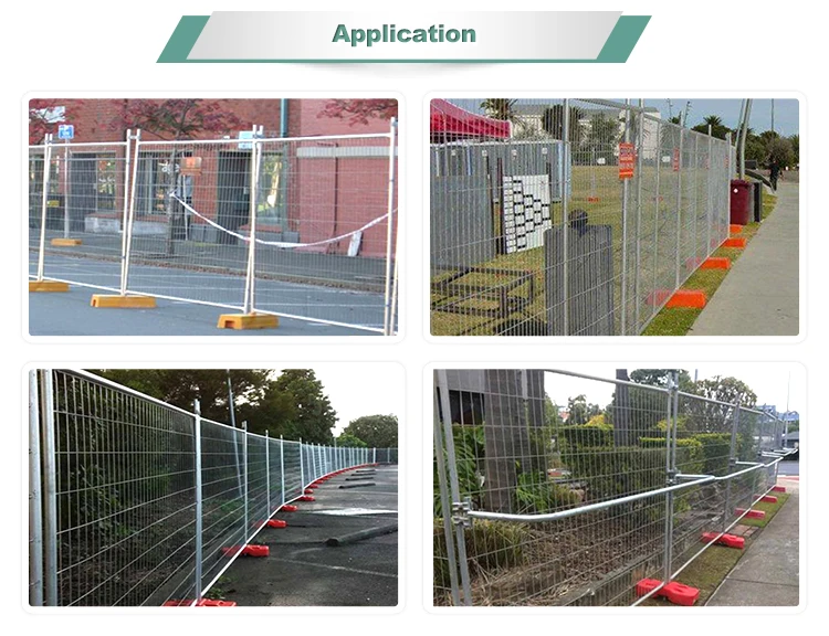 Galvanized Australia movable temporary fence