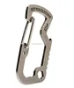 Survival Gear Mini Carabiner Keychain Multi Tool Kit Key Chain