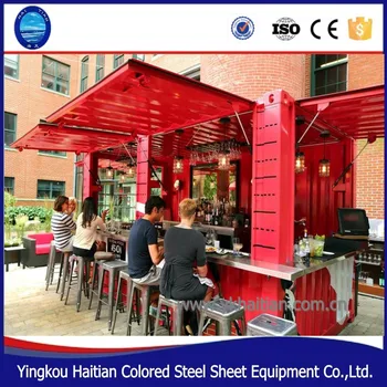 Outdoor Fast Food Kiosk Design Container Barbershop Mini 