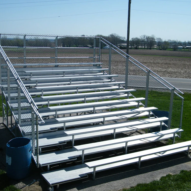 Aluminum stadium bleachers permanent outdoor grandstand for sale, View ...