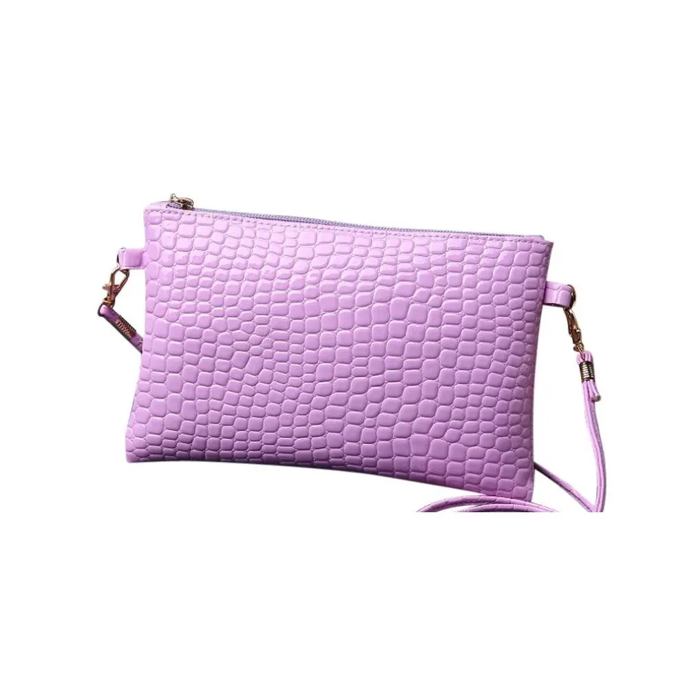 light purple clutch bag