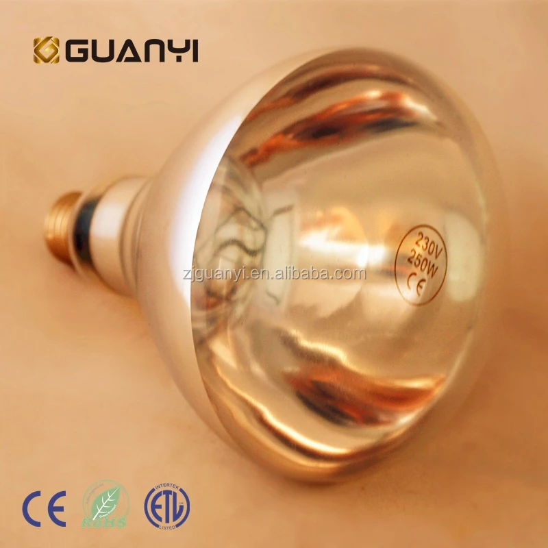keep warm lamp for shower bathroom heat lamp Infra Red Lamp with CE ETL RoHS certificates