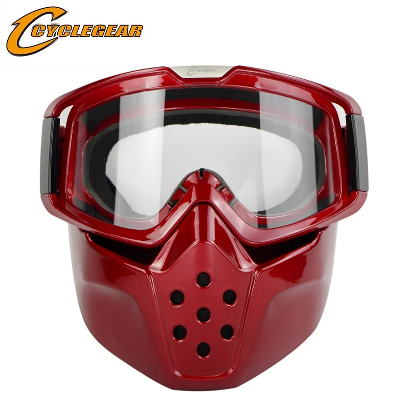 

Mask goggles Vintage Motorcycle Helmet goggle Dual Use Motocross Goggles Gafas Cyclegear CG04