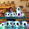 Luminous Valentine'S Gift Big Size induction light music the panda Toys Cuddy Blue Led Night Light panda Dolls