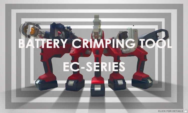 battery cable lug crimping tool