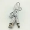 5V USB charging cable , DC barrel 5.5x2.1mm to USB 2.0 male DC jack usb charger cable