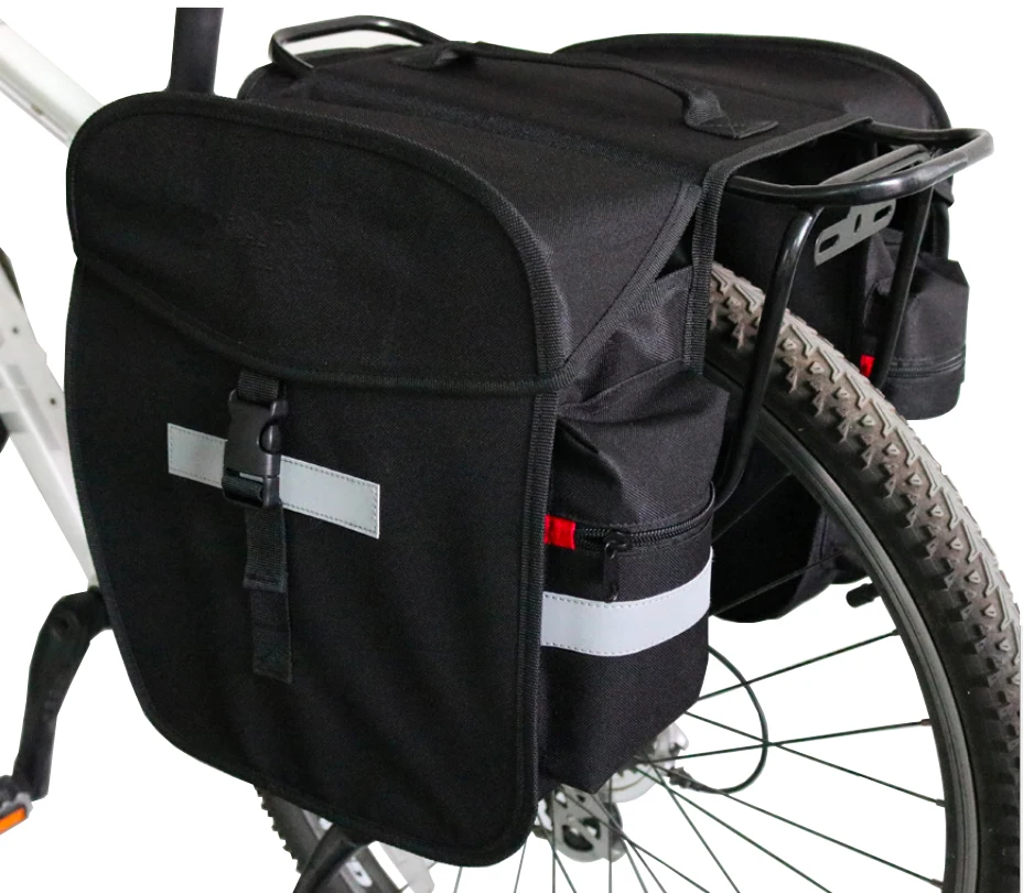 b4035 耐用时尚新设计后山折叠双和机架串联自行车 pannier 包