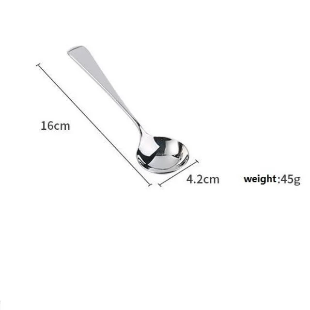 

Golden color Stainless steel coffee cupping spoon with red spoon