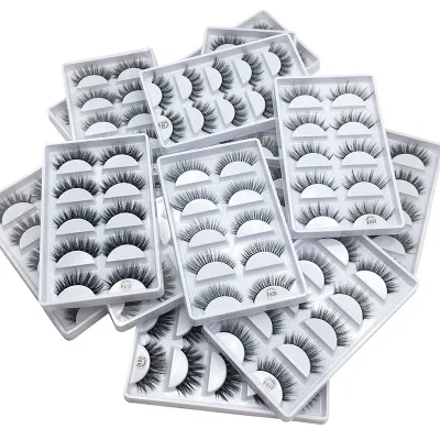 

5 pairs Imitated mink lashes 3d false eyelashes fake lashes long makeup eyelash extension false eyelashes