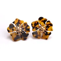 

Tortoiseshell Earrings Acetate Stud Earrings for Women Acrylic Earrings