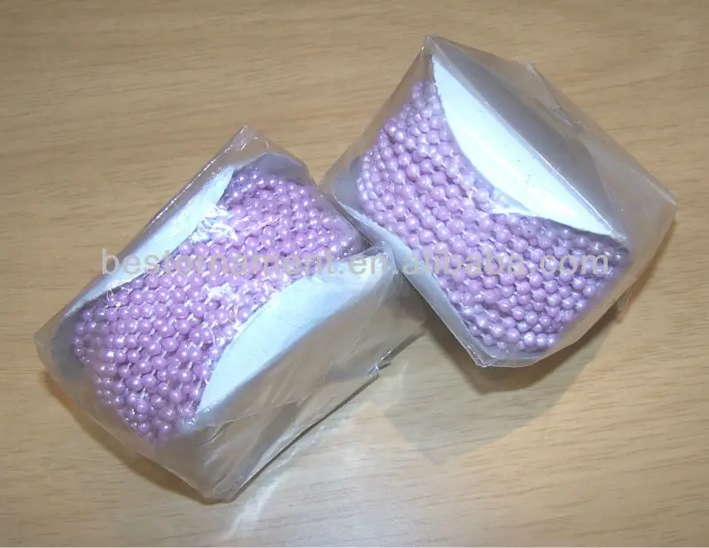 24 Yard Roll Of 4mm Pearls / Beads On A String Buy Rolls Of Beads