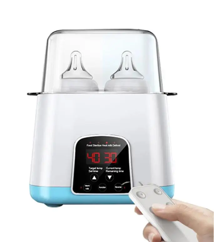 

Automatic Electric Multi-function Digital Baby Bottle Sterilizer Standard Bottle Warmer BPA Free Print Pattern ABS 200W Arc Type