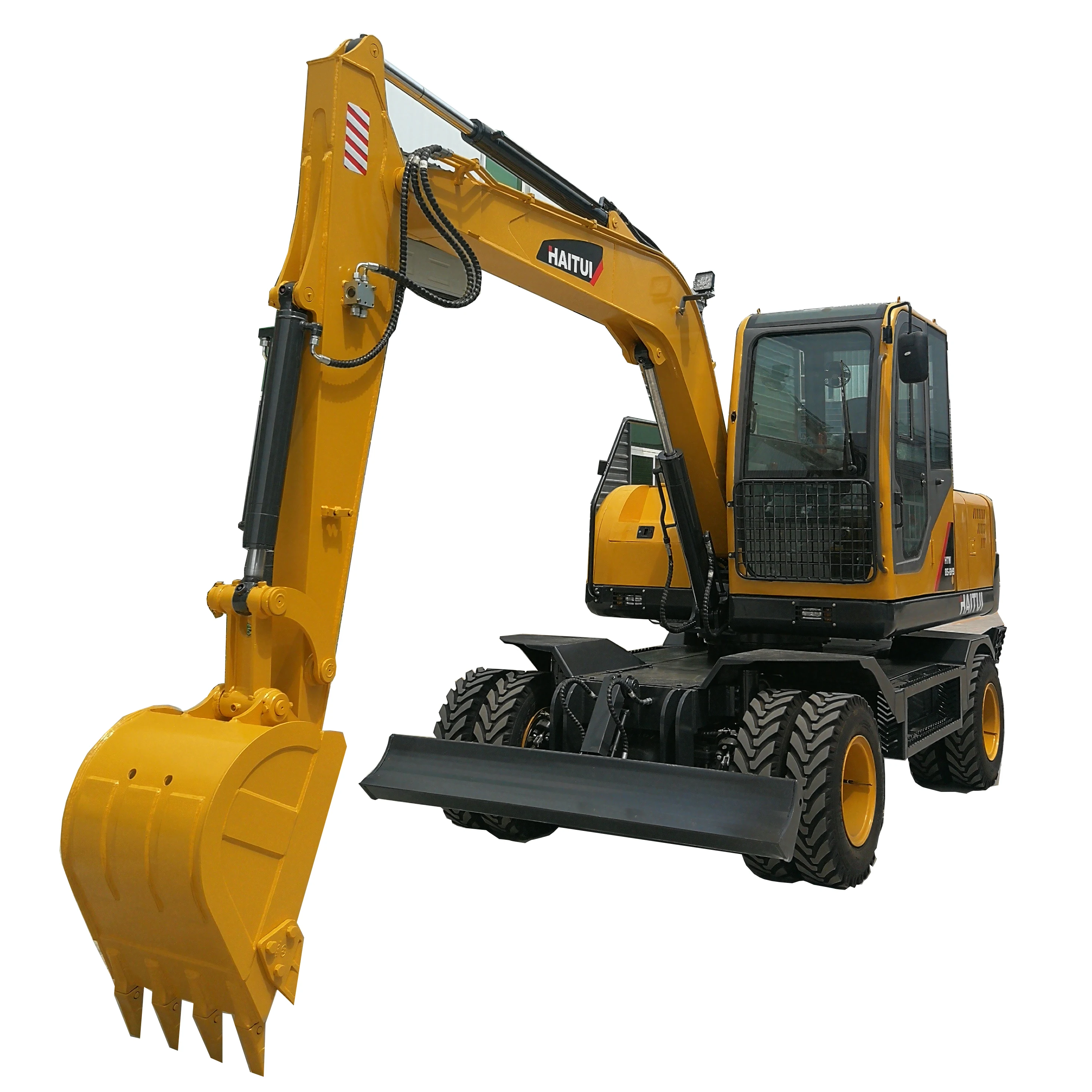 hot sale 8 ton wheel excavator/wheeled digger with ce