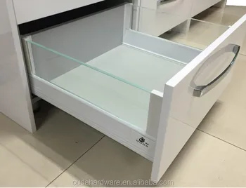 Kitchen Cabinet Furniture Self Closing Glass Slide Buy Glass