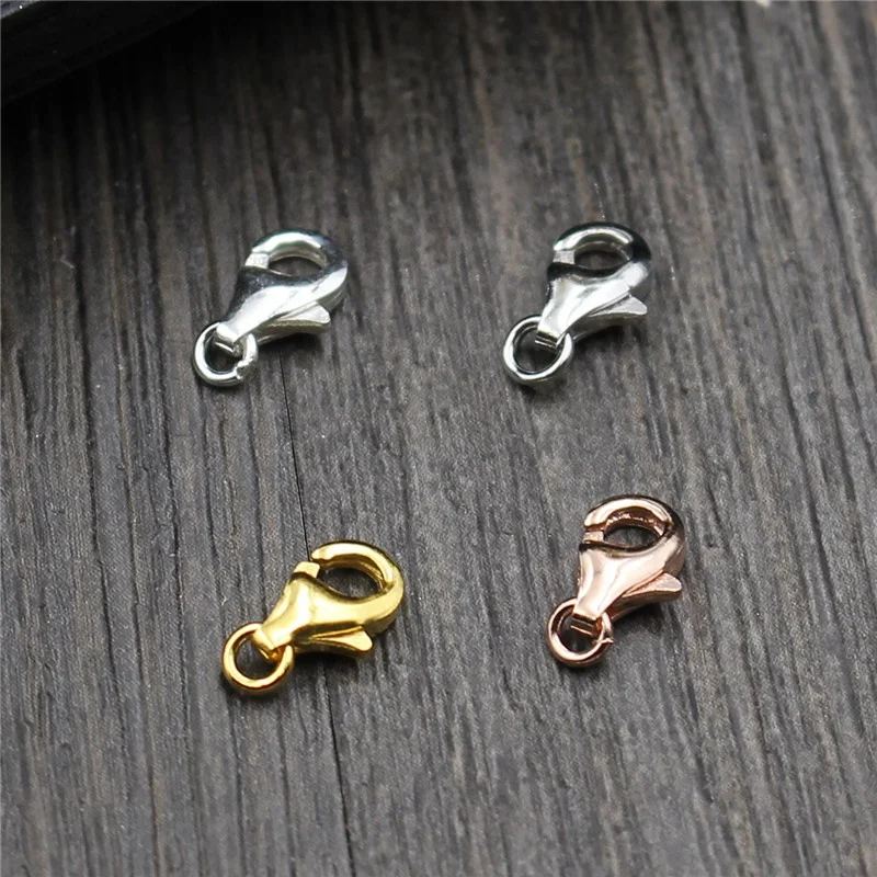 

Y0073 S925 Sterling Silver Jewelry Accessories ,Silver/Gold/Rose gold/Platinum Plated Lobster Clasps