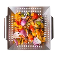 

Heavy Duty Stainless Steel Grilling Accessories Vegetable Grill Basket