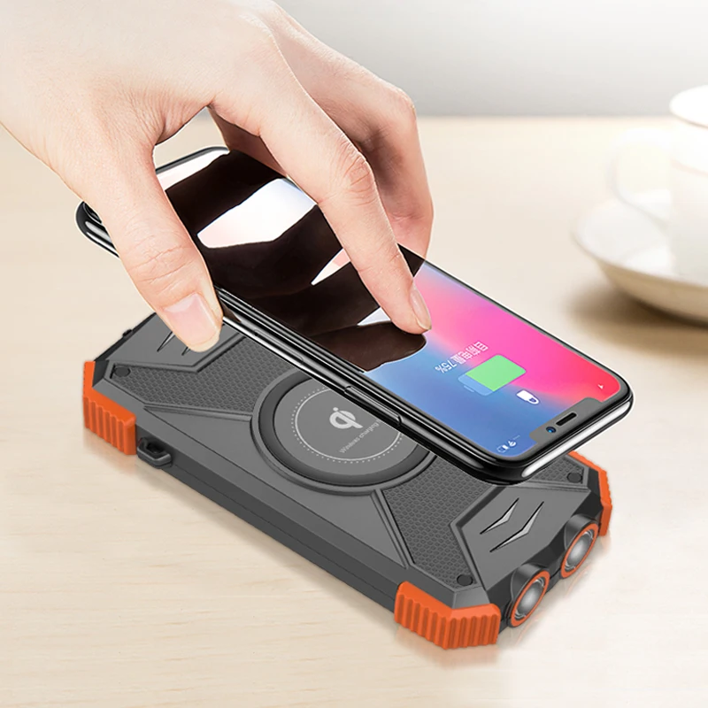 2020 New Solar Charge Portable Outdoor Qi Wireless Charger 10000mah Power Bank With Flashlights Compass Buy 10000mah Power Bank Portable 10000mah Power Bank Solar Power Bank Product On Alibaba Com