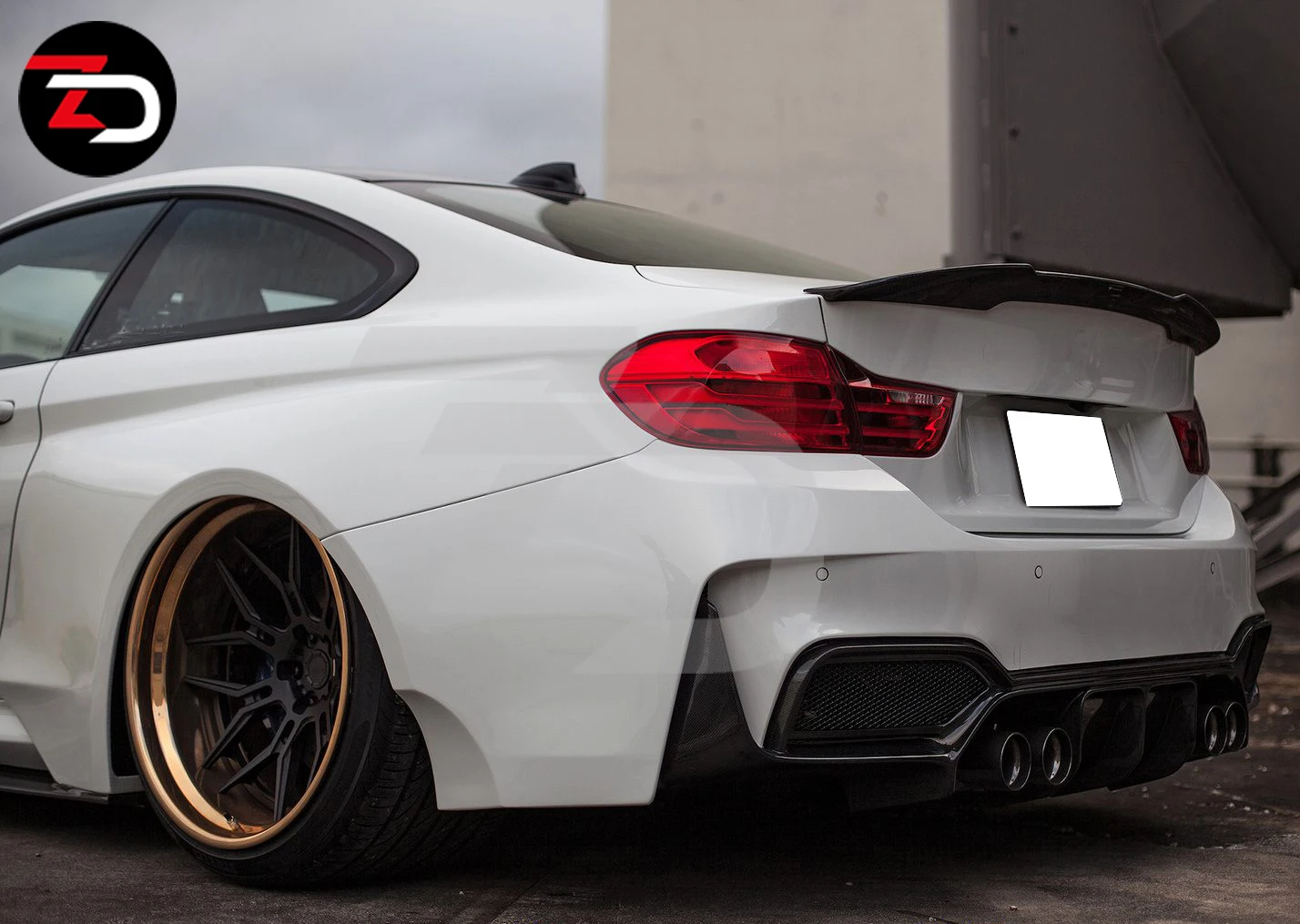 BMW m4 White Tuning