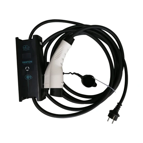 
16A evse J1772 Plug to 2 pin eu schuko plug charging cable mode 2 