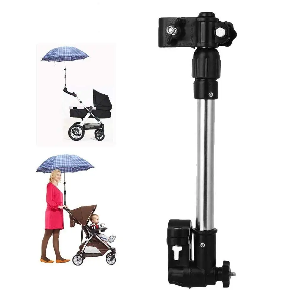 Adjustable Useful Baby Buggy Pram Stroller Umbrella Holder Mount Stand Handle