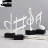 Wholesale Creative Musical Instruments Furnishing Articles Series,White Resin Notes Decoration