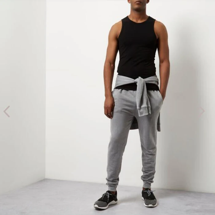 
Wholesale Custom Logo Sports Plain Gym Running Stringer Muscle Sleeveless Fitness Mens Tank Top in Bulk 