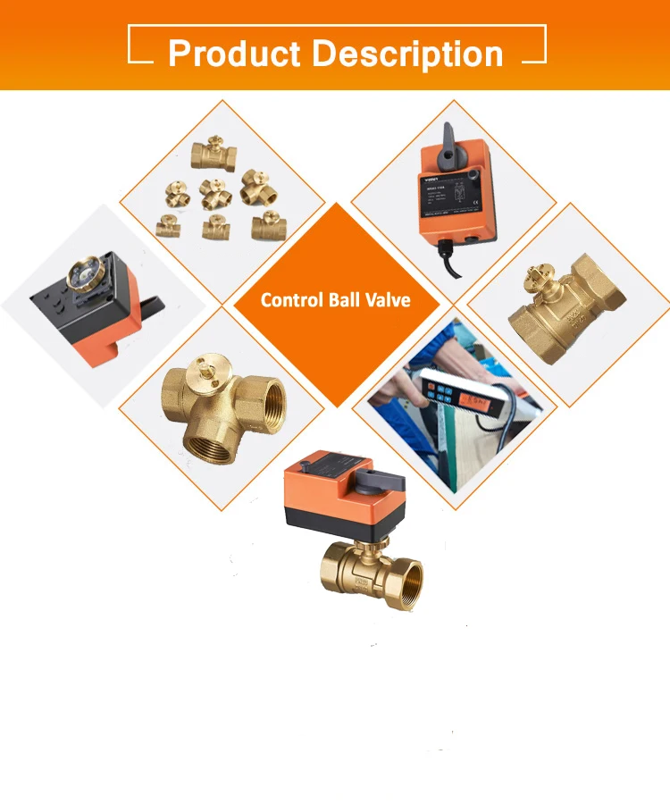 Newest 2 way on/off control motorized ball valve