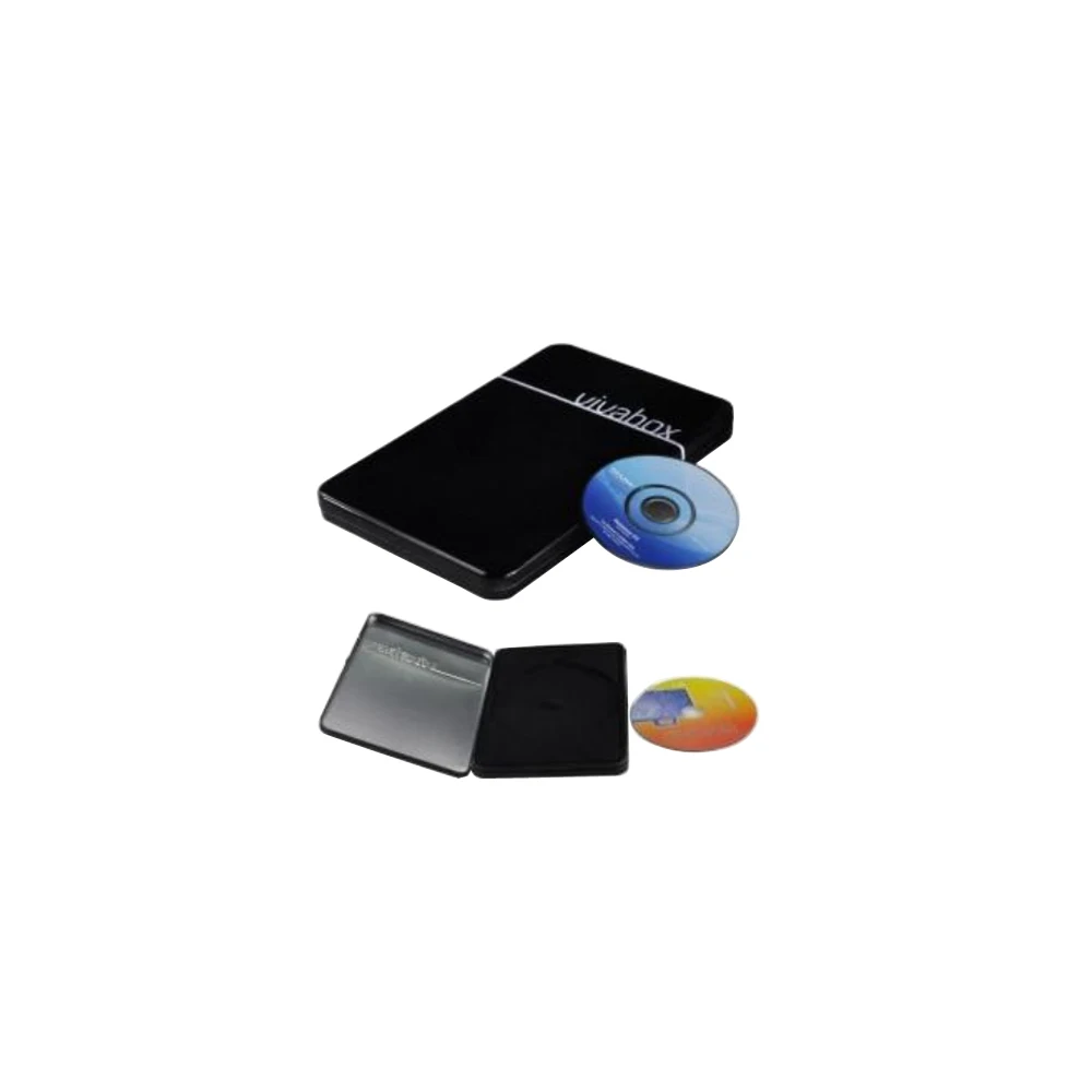 Bodenda high quality black CD  box set packaging customized DVD box