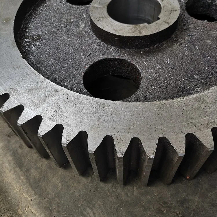 gear machining factory direct sale large steel 10  module  big gear