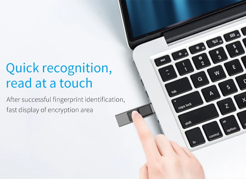 Hot sale Privacy protection fingerprint USB fingerptint U disk 32gb flash drive usb 3.0 for office - ANKUX.COM