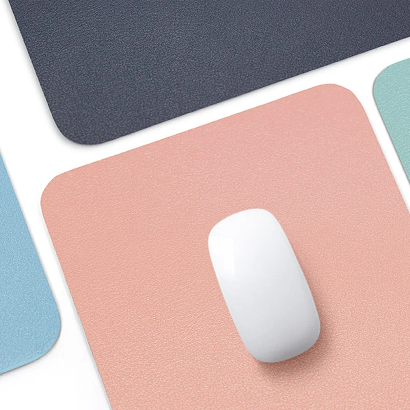 

Non Slip PU Leather Computer Mousepad Leather Mouse Pad